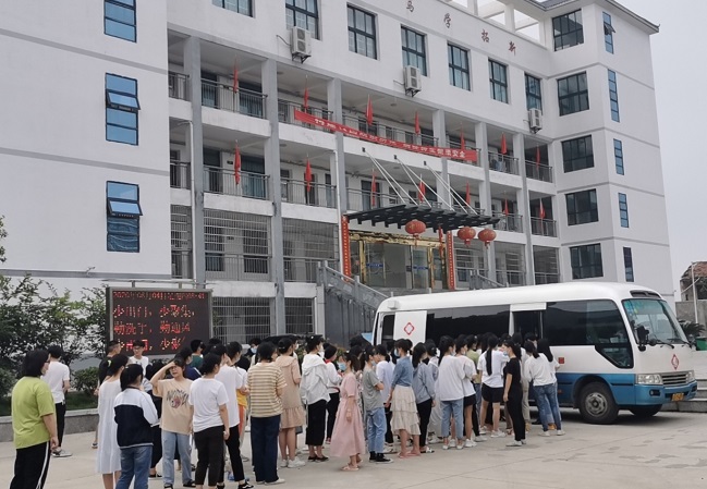 学生团体体检现场6